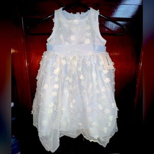 Girls size 2T Gymboree light blue Lacey dress brand on dress ispecial occasions